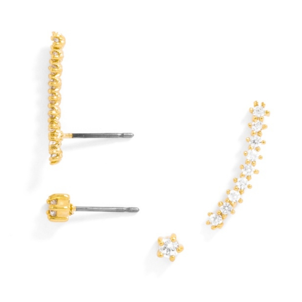 BaubleBar Double Dipper Ear Crawler Set